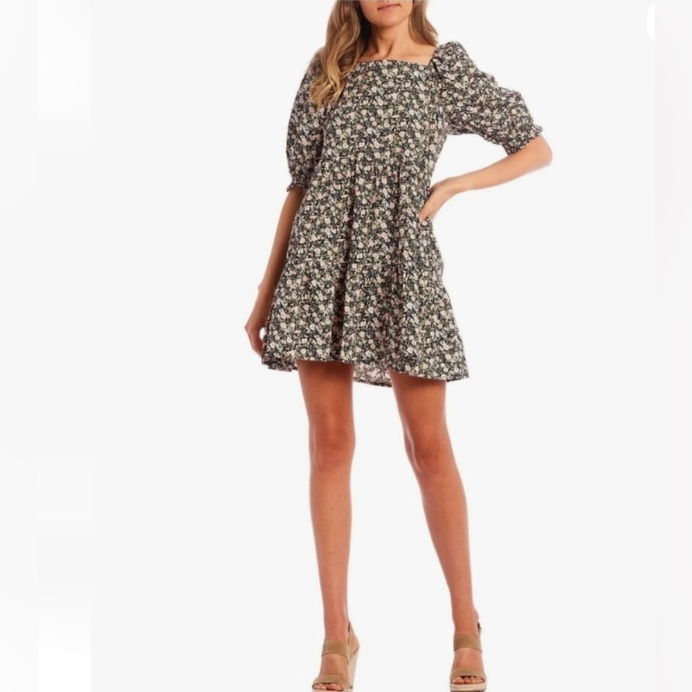 Levi’s Floral Puff Sleeve Dress